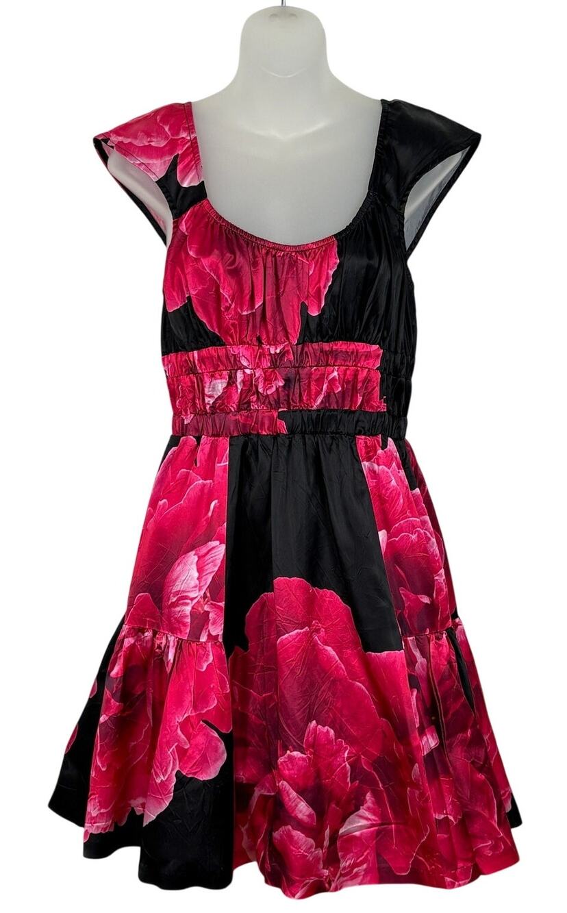 Anthropologie HOPE FOR FLOWERS Tracy Reese Floral Bow Mini Dress Size M NWT $425